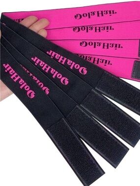 Dolahair Lace Melting Band - Elastic Edge Wrap for Wigs, 2 Bands, NWT